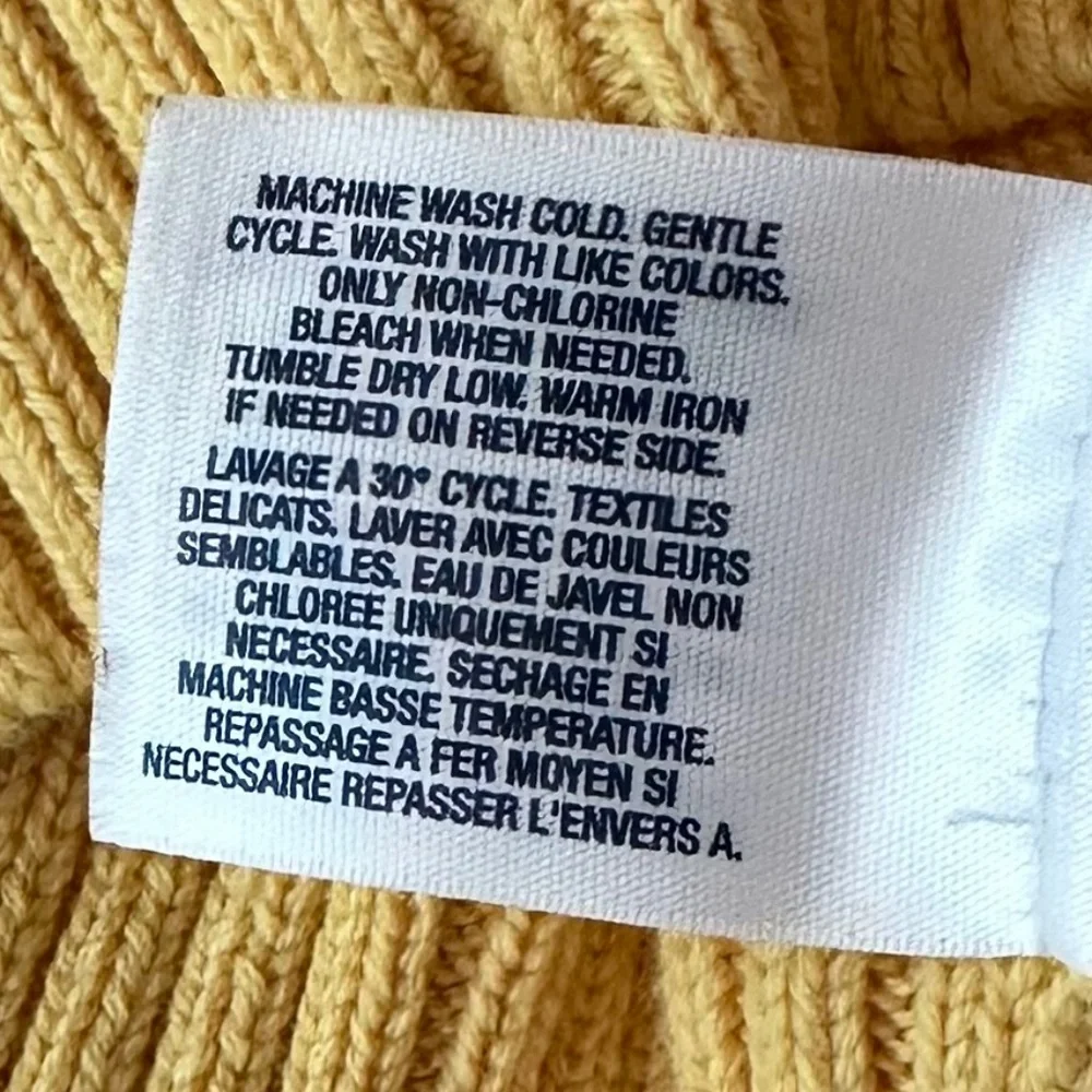 Polo by Ralph Lauren Yellow Cable Knit Vest - Picture 5 of 5